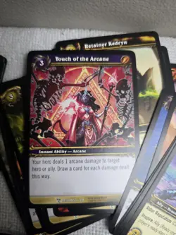 Blizzard WoW TCG Legion Card Lot Ingrid Shadowstorm Anchorite Viluaa - Image 5