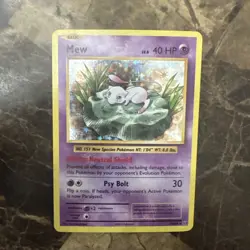 Pokemon Mew TCG Card Holo Rare, XY Evolutions, Card 53/108 - Image 1