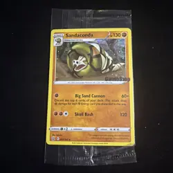 Sandaconda GameStop Stamped Holo PROMO 082/163 NEW SEALED Pokemon Card TCG - Image 1
