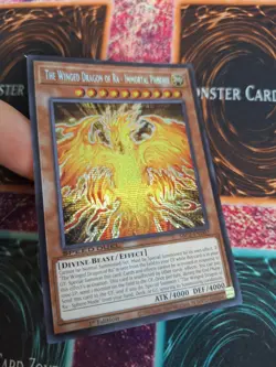 Yugioh The Winged Dragon of Ra - Immortal Phoenix SBC2-END02 Prismatic Secret NM - Image 2