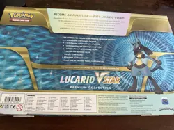 NEW Sealed Pokemon Lucario Vstar Premium Collection Box Coin Pin Jumbo Card TCG - Image 4