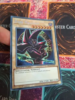 Yugioh Arcana Dark Magician SBC1-ENG01 Secret Rare 1st Edition Near Mint - Image 2