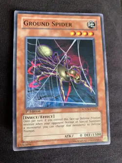 Ground Spider 1st Edition SOVR-EN016 Yugioh Card TCG - Image 1