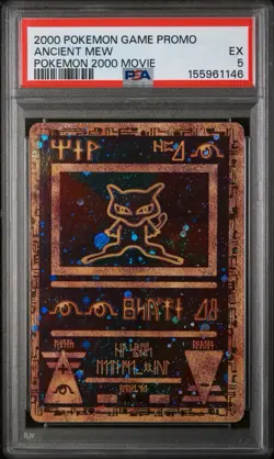 Pokemon Ancient Mew TCG Card 2000 Movie Promo PSA 5CC - Image 1