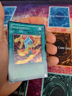Yugioh Salamandra DDS-006 Prismatic Secret Rare Unlimited Moderately Played - Image 3