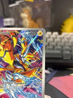 Pokemon TCG Zeraora Card 151/142 Stellar Crown Illustration Rare Nm - Image 5