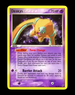 2005 Pokemon DEOXYS Ex Deoxys Set RARE Ex Series NON HOLO Card 18/107 - MINT - Image 1