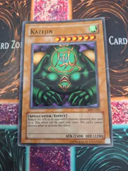 Yugioh Kazejin MRD-026 Super Rare Unlimited Heavily Played - Image 1