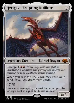 MTG Herigast, Erupting Nullkite Modern Horizons 3 #8 Mythic Magic The Gathering - Image 1