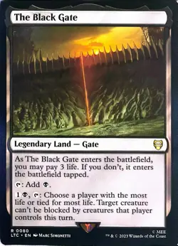 The Black Gate The Lord of the Rings Magic: The Gathering NM/M - Image 1
