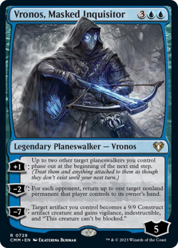 Vronos, Masked Inquisitor [Commander Masters] Magic MTG - Image 1