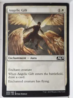 Angelic Gift - 2020 Core Set M20 - Magic the Gathering MTG Nice! - Image 1