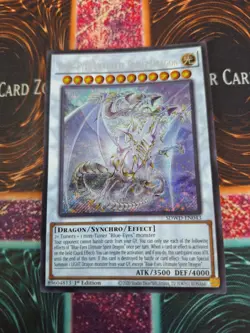 Yugioh Blue-Eyes Ultimate Spirit Dragon SDWD-EN043 Secret Rare 1st Edition NM - Image 1