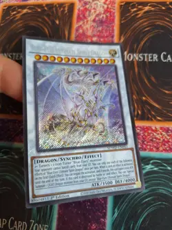 Yugioh Blue-Eyes Ultimate Spirit Dragon SDWD-EN043 Secret Rare 1st Edition NM - Image 2
