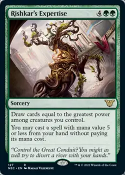 Rishkar's Expertise [Kamigawa: Neon Dynasty Commander] Magic MTG - Image 1