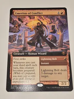 Emeritus of Conflict (Extended Art) Secrets of Strixhaven Regular - Image 1