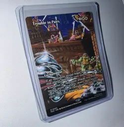 NM/MINT 🔥 Trouble in Pairs (Borderless) TMNT Source Material Regular - Image 1
