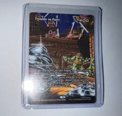NM/MINT 🔥 Trouble in Pairs (Borderless) TMNT Source Material Regular - Image 2