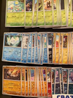 🔥Complete Reverse Holo Set Pokemon SV Paradox Rift 162 Card Lot Holofoil c/u/r - Image 5
