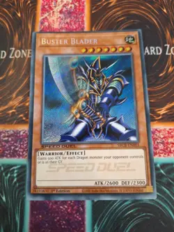 Yugioh Buster Blader SBCB-EN003 Secret Rare 1st Edition Near Mint - Image 1