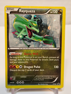Rayquaza XY64 Holo Black Star XY Promo Pokemon 1552 - Image 1