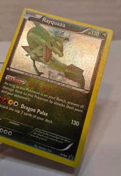 Rayquaza XY64 Holo Black Star XY Promo Pokemon 1552 - Image 3