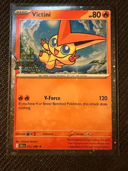 Pokemon TCG Victini (Black Bolt Stamped) 012/086 Rare Miscellaneous Cards & Prod - Image 1