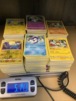 Over 5 Lb Pounds Of Pokemon Card Bulk Lot - Modern Era No Energy Non Holos Only - Image 1