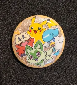PIKACHU FUECOCO QUAXLY SPRIGATITO Hidden Ver Badge Gem Pack Pokemon S Chinese - Image 1