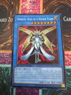 Yugioh Shinato, King of a Higher Plane SBC2-EN101 Prismatic Secret 1st Ed NM/LP - Image 1