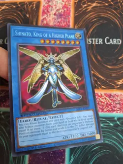 Yugioh Shinato, King of a Higher Plane SBC2-EN101 Prismatic Secret 1st Ed NM/LP - Image 2