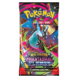 Pokemon TCG Mega Evolution Phantasmal Flames Booster Pack Single (1) - Image 1