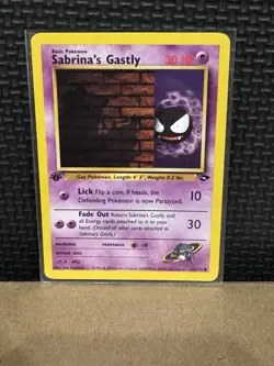 2000 Pokemon Gym Challenge - 1st Edition - Sabrina’s Gastly 96/132 - Ungraded - Image 3