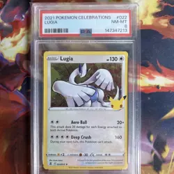 5x PSA Graded Pokemon Lot - 25th Anniv. Celebrations - Lugia, Pikachu, Suicune - Image 5