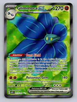 Glimmora ex 213/197 Ultra Rare Obsidian Flames Pokemon NM - Image 1