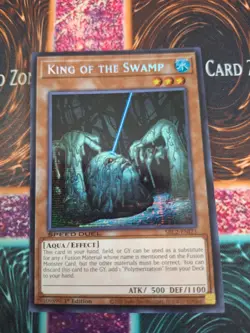 Yugioh King of the Swamp SBC2-ENI23 Prismatic Secret Rare 1st Edition Near Mint - Image 1