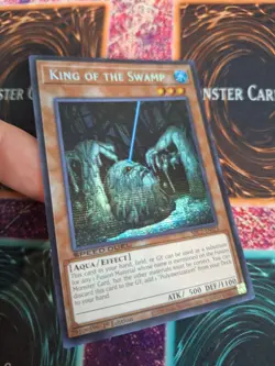 Yugioh King of the Swamp SBC2-ENI23 Prismatic Secret Rare 1st Edition Near Mint - Image 2