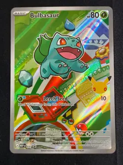 Bulbasaur 037 Holo Promo ME: Mega Evolution Promo Pokemon NM/M - Image 1