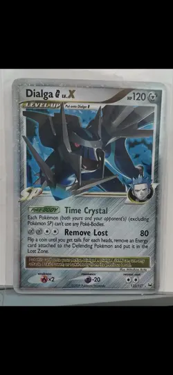 Pokemon Dialga G LV.X 122/127 Platinum Holo Ultra Rare Near Mint NM LVX - Image 1
