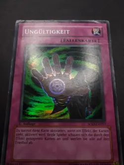 YUGIOH 2004 | NULL AND VOID | SOD-DE057 | 1ST EDT | GERMAN | POOR (HEAVY PLAYED) - Image 5