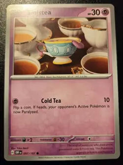 Sinistea 097/197 Common Scarlet & Violet: Obsidian Flames Pokemon TCG - Image 1