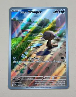 Pokemon Wooper 102/094 Phantasmal Flames Illustration Rare - Image 1