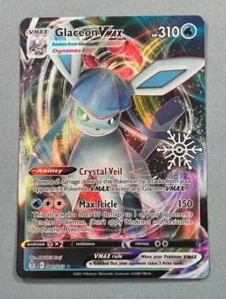 Pokemon - Glaceon Vmax Snowflake - Evolving Skies 041/203 TGC - Image 1