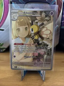 Pokemon Tcg Journey Together Lillies Ribombee Illustration Rare 164/159 - Image 1