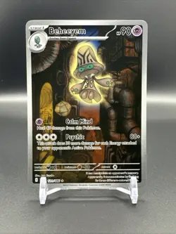 Beheeyem 121/086 Scarlet Violet Black Bolt Holo Pokemon NearMmint - Image 1