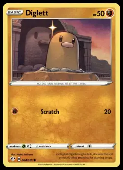 Pokemon TCG Pokemon Diglett Diglett Common Regular - Image 1