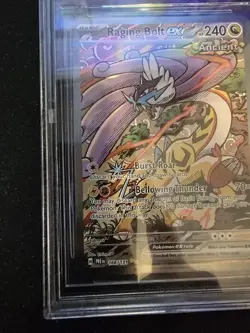 Pokemon TCG Prismatic Evolutions Raging Bolt EX Sir 166/131 BGS 9.5 - Image 3