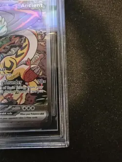 Pokemon TCG Prismatic Evolutions Raging Bolt EX Sir 166/131 BGS 9.5 - Image 4