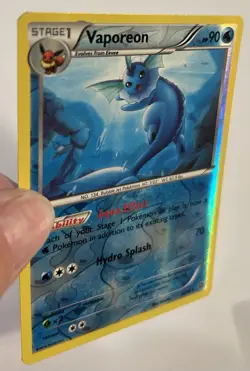 Vaporeon 22/98 Uncommon Ancient Origins Pokemon Reverse Holo LP - Image 2