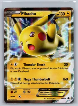 Pikachu EX XY174 Holo Promo XY Promo Pokemon Near Mint - Image 1